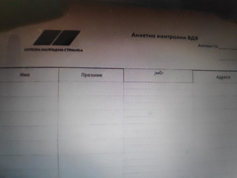 SNS počeo kampanju od vrata do vrata, počele i napetosti sa onima koji ne žele da budu na spisku 2 spisak