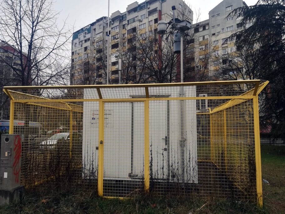 Merna stanica OS Sveti Sava foto JV Lj J