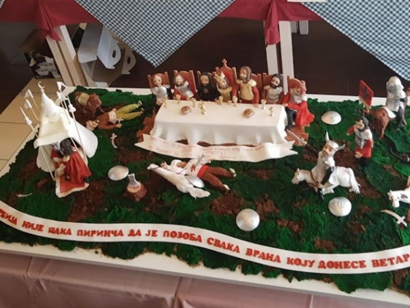 Torta Kosovski boj foto Zdravko Stojnic