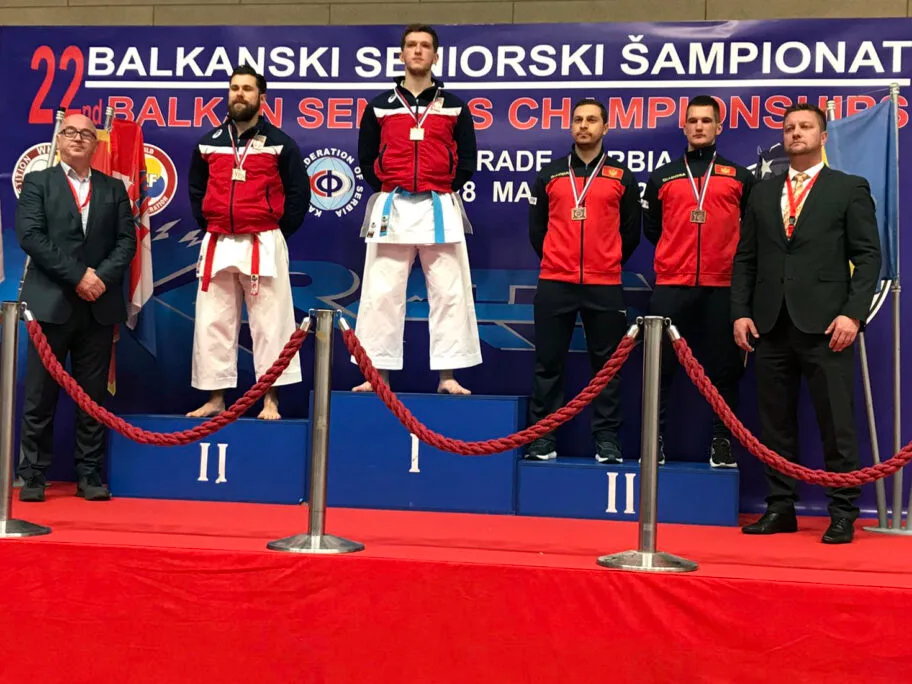 Posle dve bronze stiglo i srebro - niški karatista 2. na Balkanskom prvenstvu 10 Andrija Stankovic Balkansko prvenstvo 2020 srebro foto privatna arhiva