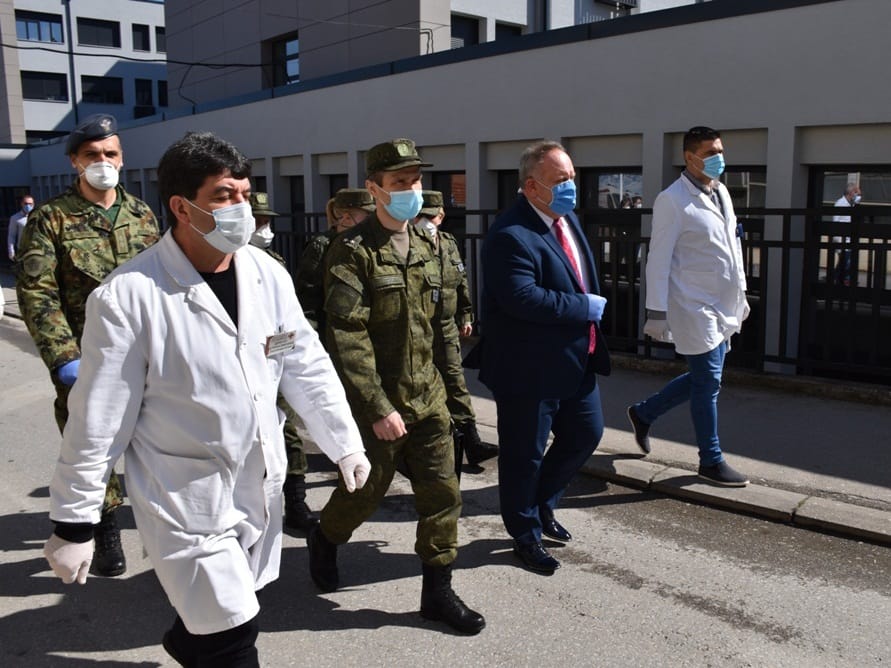 Rusi delegacija Leskovac april 2020 foto Grad Leskovac