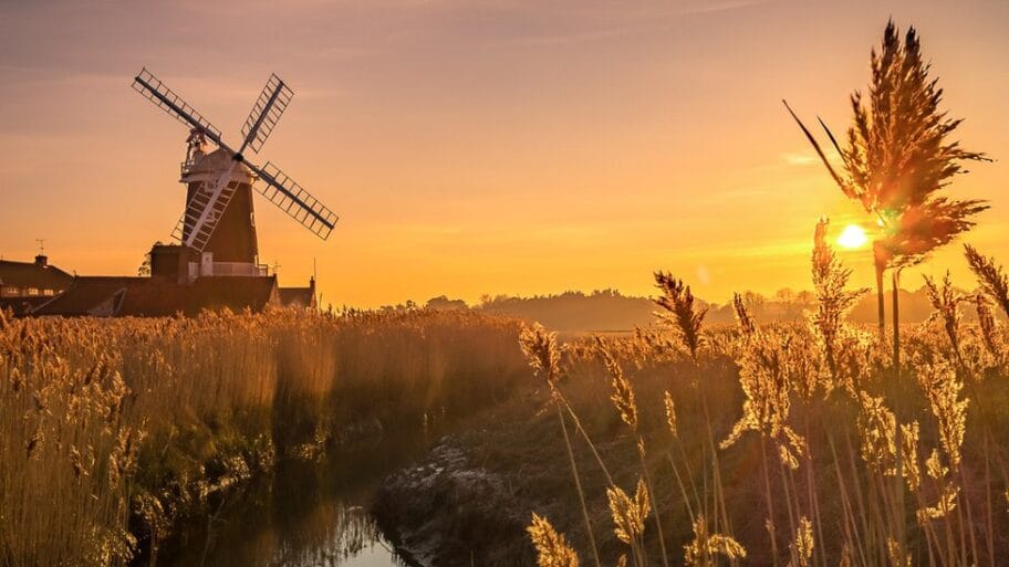 111436230 cleywindmillsunset10x8