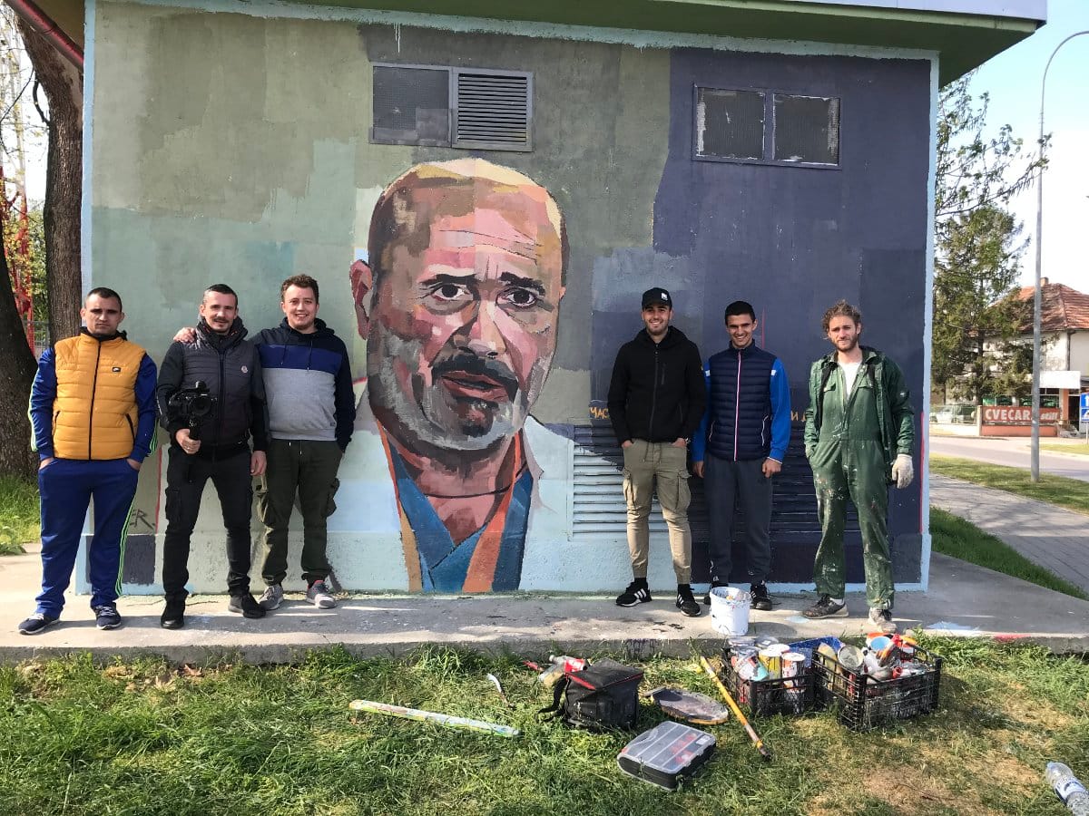 Mural dr Lazic 3; foto: Strahinja Jovanovic