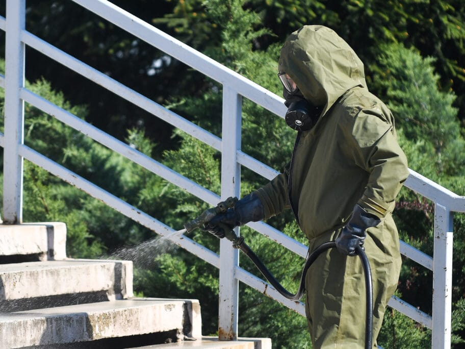 Dezinfekcija hale Cair naslovna foto Juzne vesti Vanja Keser