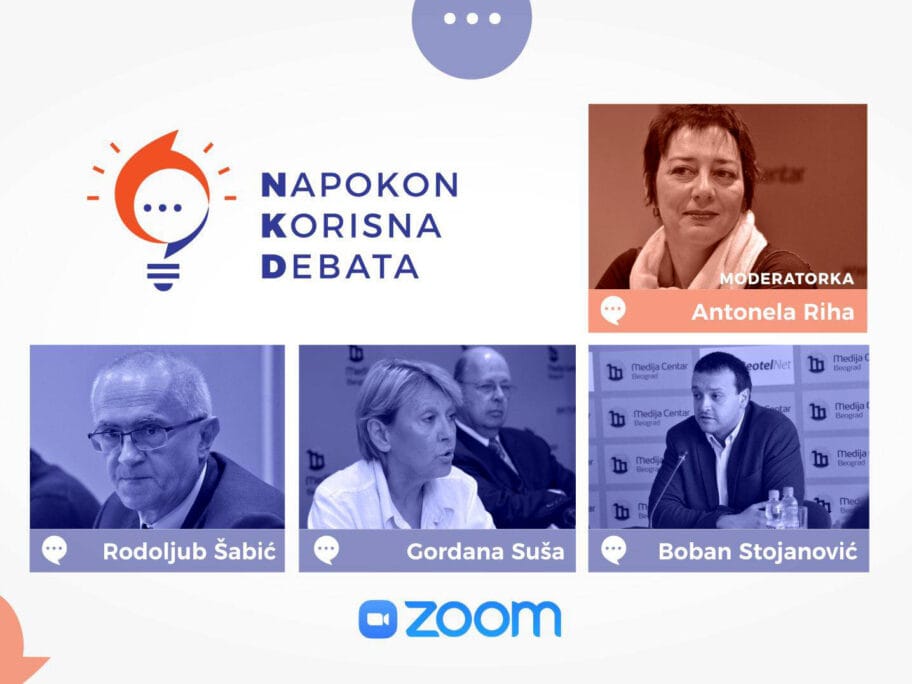 Onlajn debata "Srbija između vanrednog stanja i izborne trke" 13 Napokon korisna debata foto NKD MC