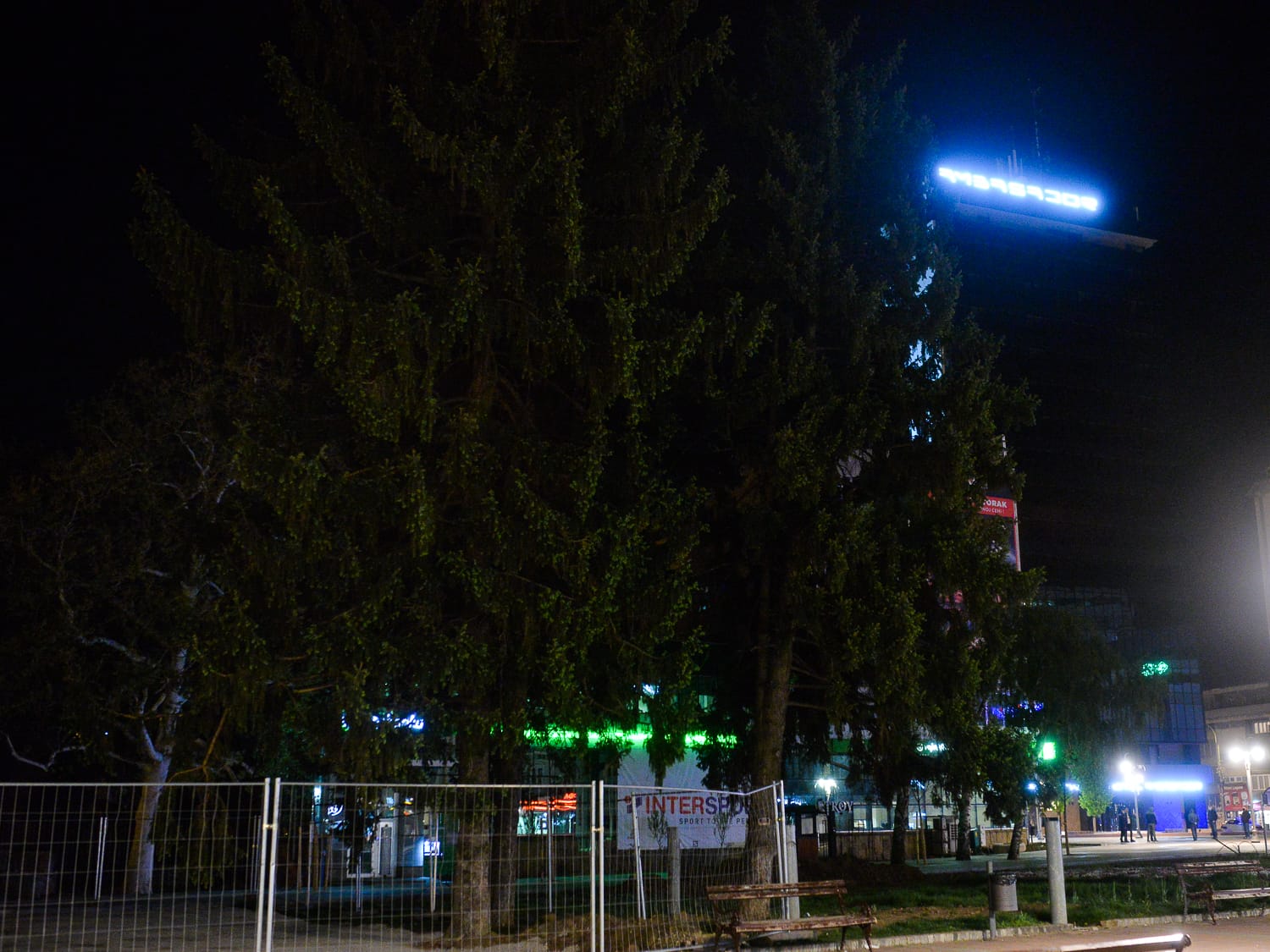 Rekonstrukcija Trg kralja Milana česma tri jelke foto Južne vesti Vanja Keser2