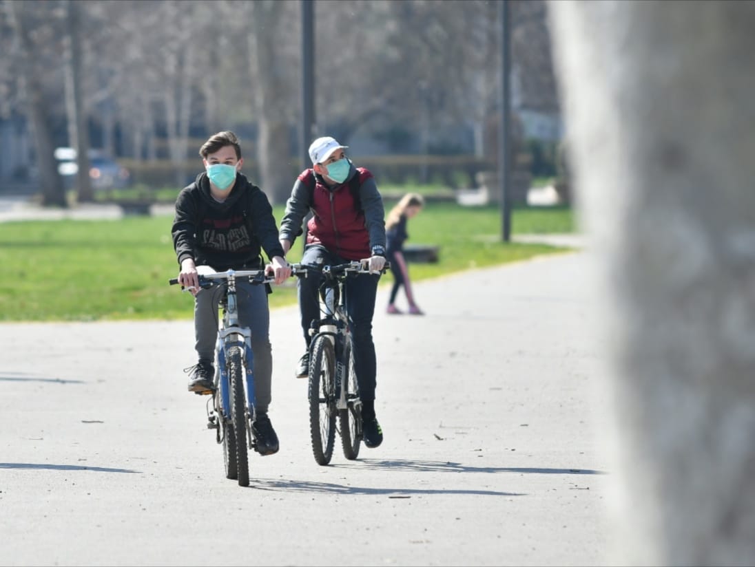 bicikl, voznja, park cair, mart 2020, foto jv vanja keser