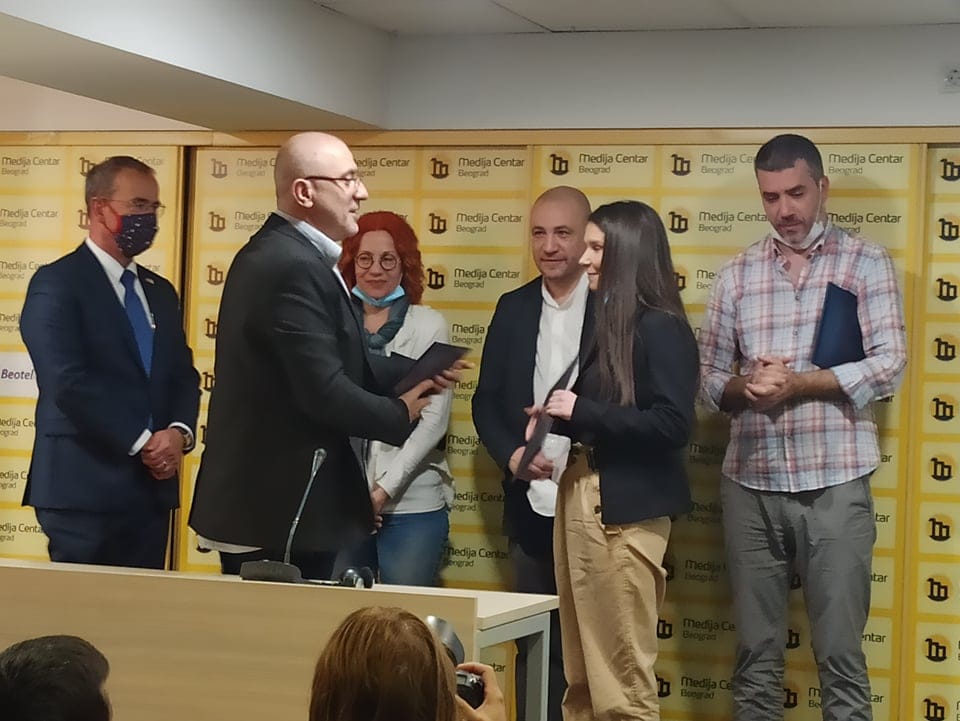 Goca priznanje NUNS foto Stefan Marković