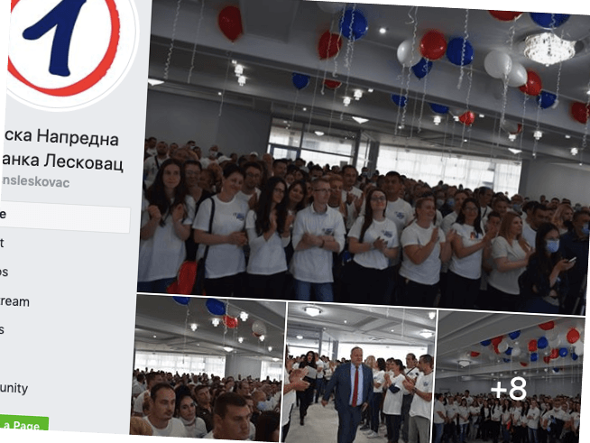 SNS Predejane foto printscreen