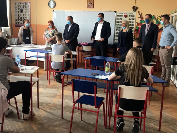 Polaganje prijemnog 2020 foto Ministrstvo prosvete