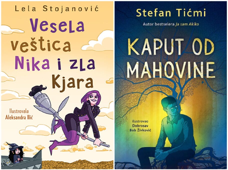 vesela vestica nika i kaput od mahovine