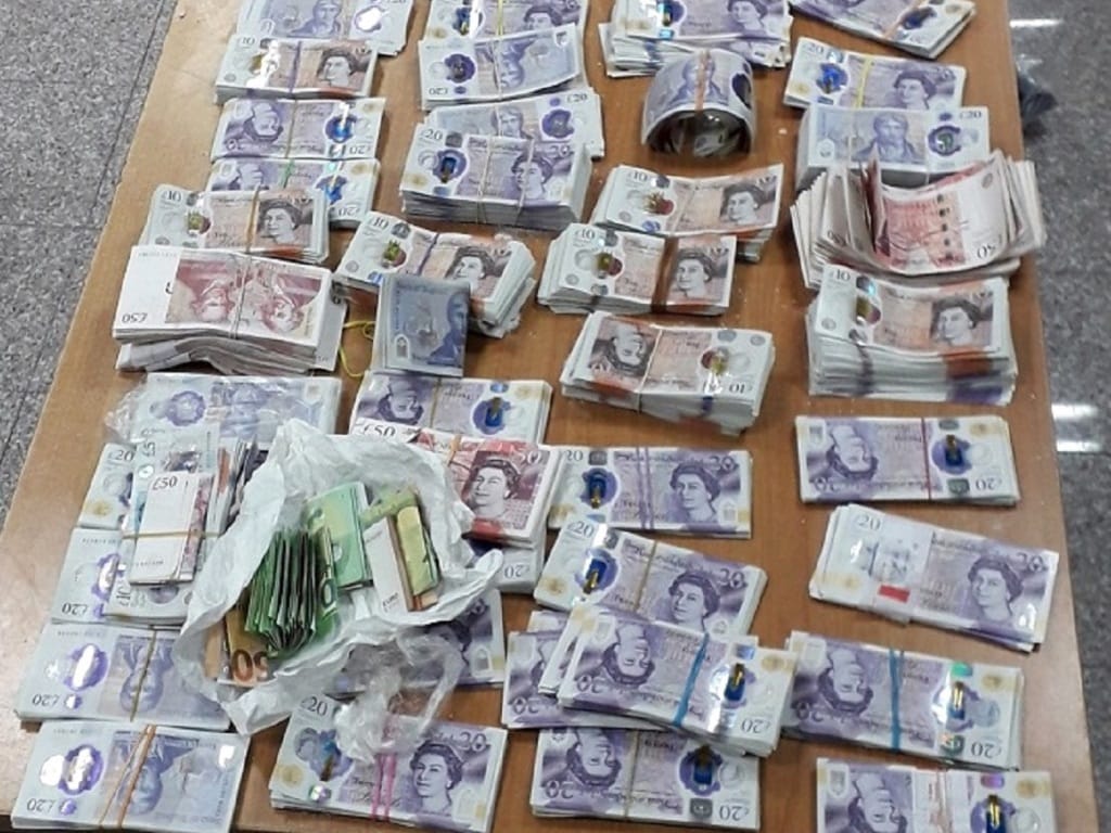 zaplenjeni novac foto Uprava carina