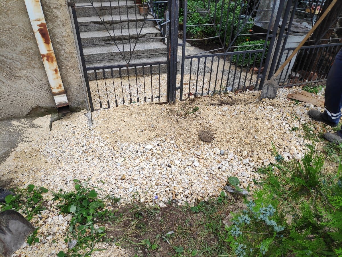 Radovi Njegoseva posle kise 3, jul 2020; foto: JV