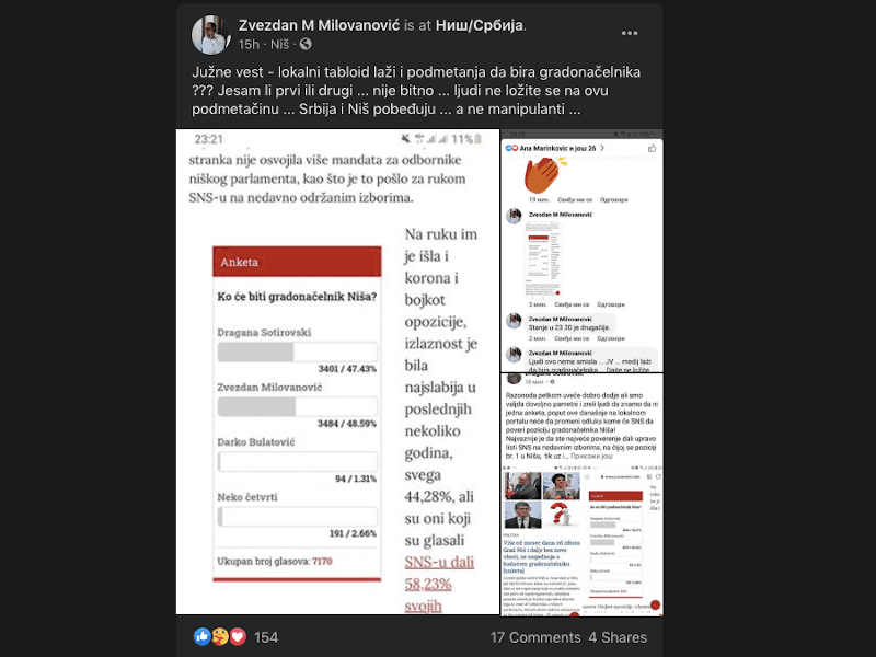 zvezdan milovanovic facebook printscreen