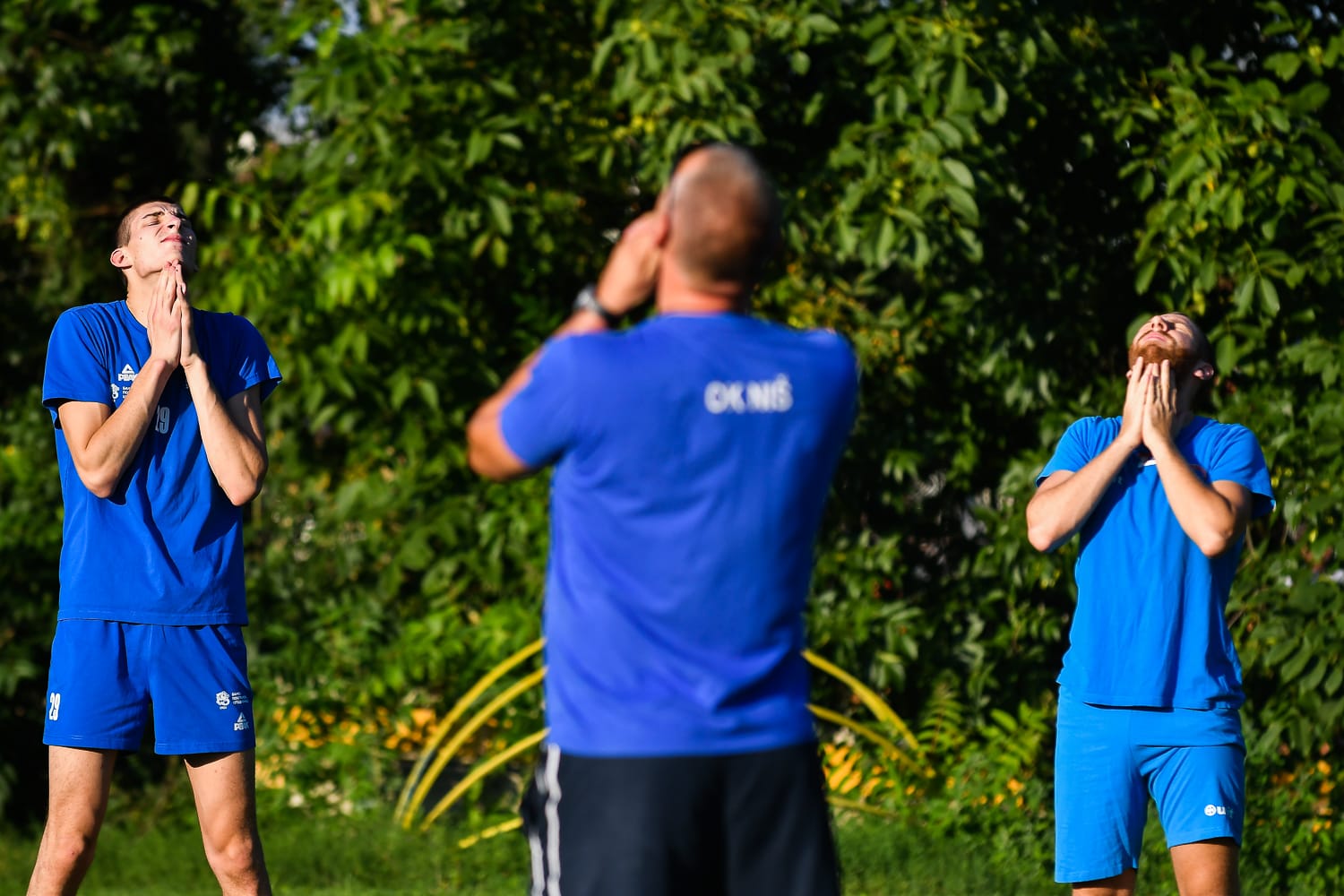 Odbojkaši Niša od ponedeljka pripreme nastavljaju u sali 1 ok nis pripreme na otvorenom jul 2020 foto jv vanja keser