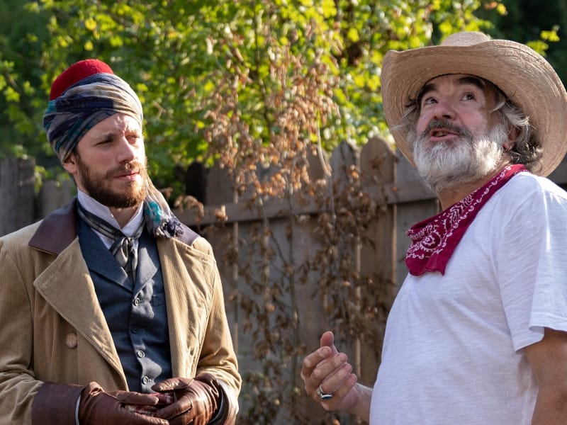 Marko Grabez i Milutin Petrovic na snimanju foto Filip Andrejevic This and That Productions