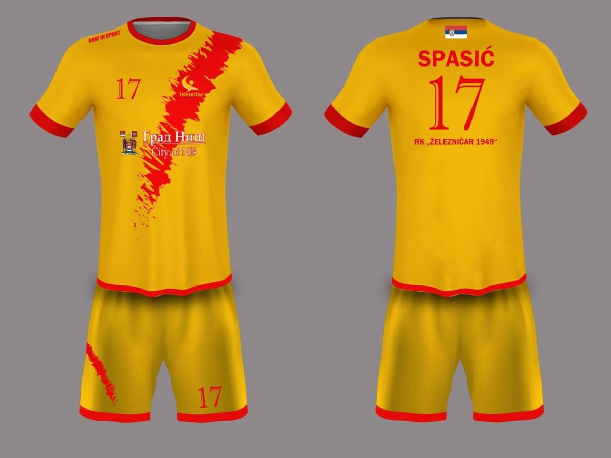 Kao u vreme velikih uspeha - niški Železničar ponovo u žuto-crvenoj boji 1 zeleznicar novi dres