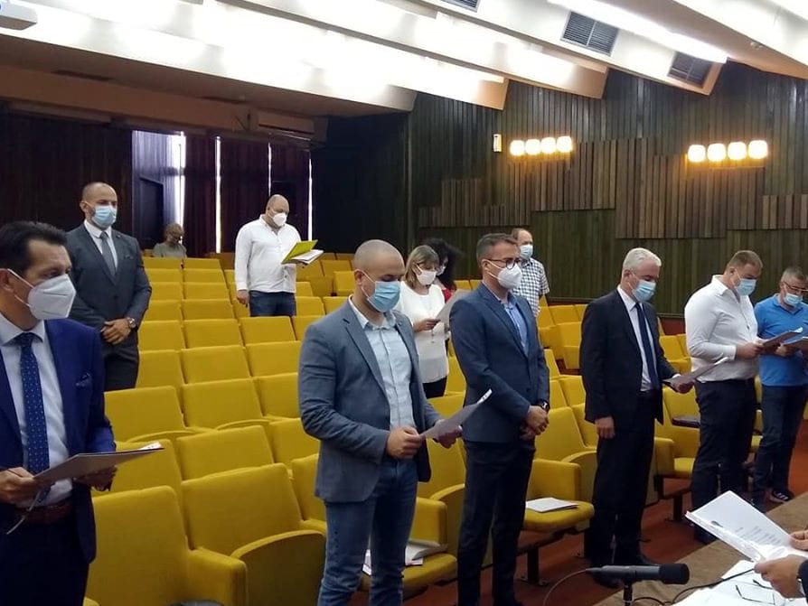 Konstitutivna sednica GO Niska Banja avgust 2020 foto GO Niska Banja