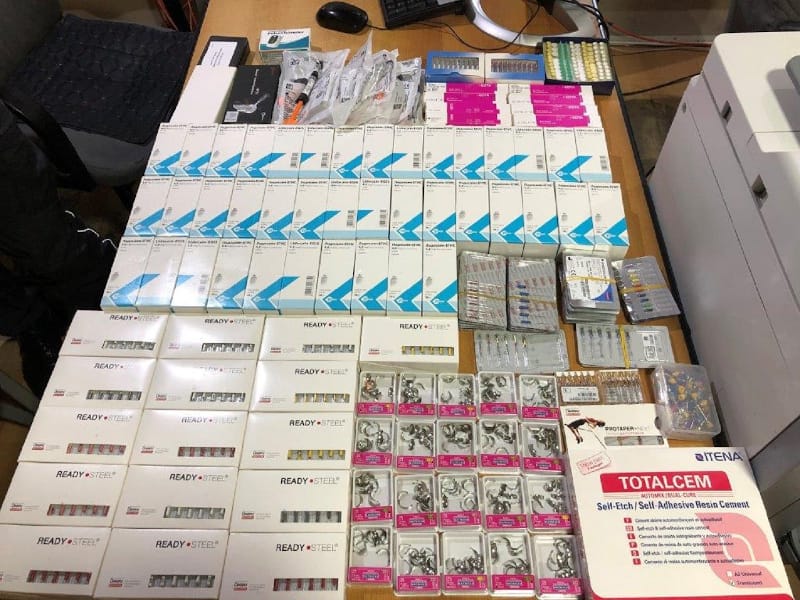 Krijumcarena stomatoloska oprema