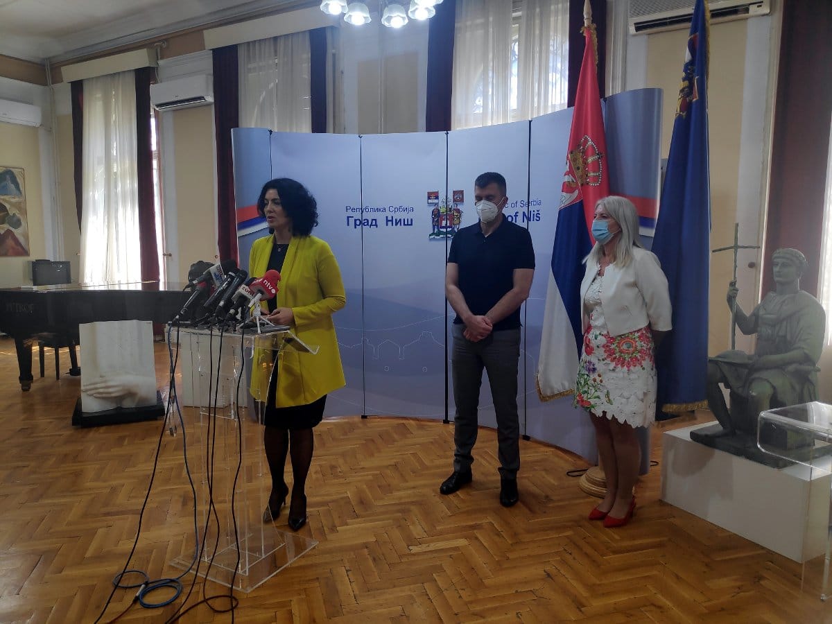 Djordjevic, Sotirovski, Davidovic Nis; foto: JV