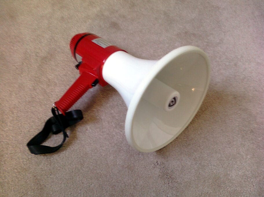 Megafon ilustracija flickr Tzef Pine