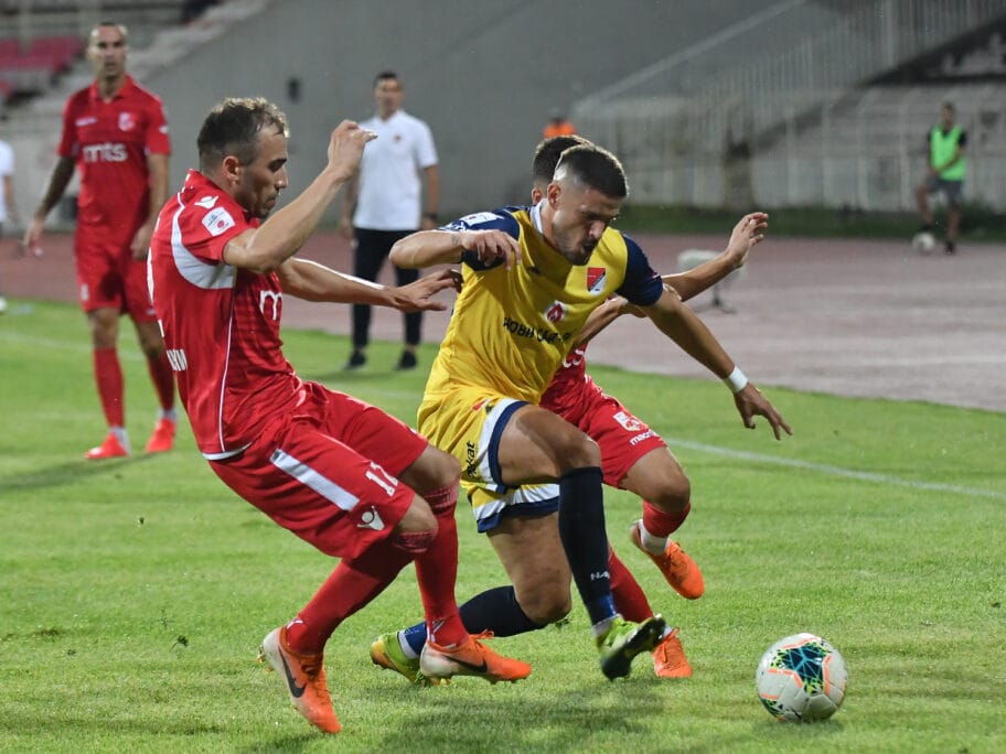 Zbrka sa šest izmena dobila epilog - Radničkom i službena pobeda 10 Gavric Radnicki Proleter avgust 2020 foto Juzne vesti Vanja Keser