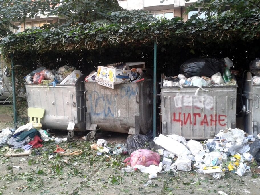 Smeće "pliva" oko kontejnera 4 Smece Bulevar Zorana Djindjica foto citalac