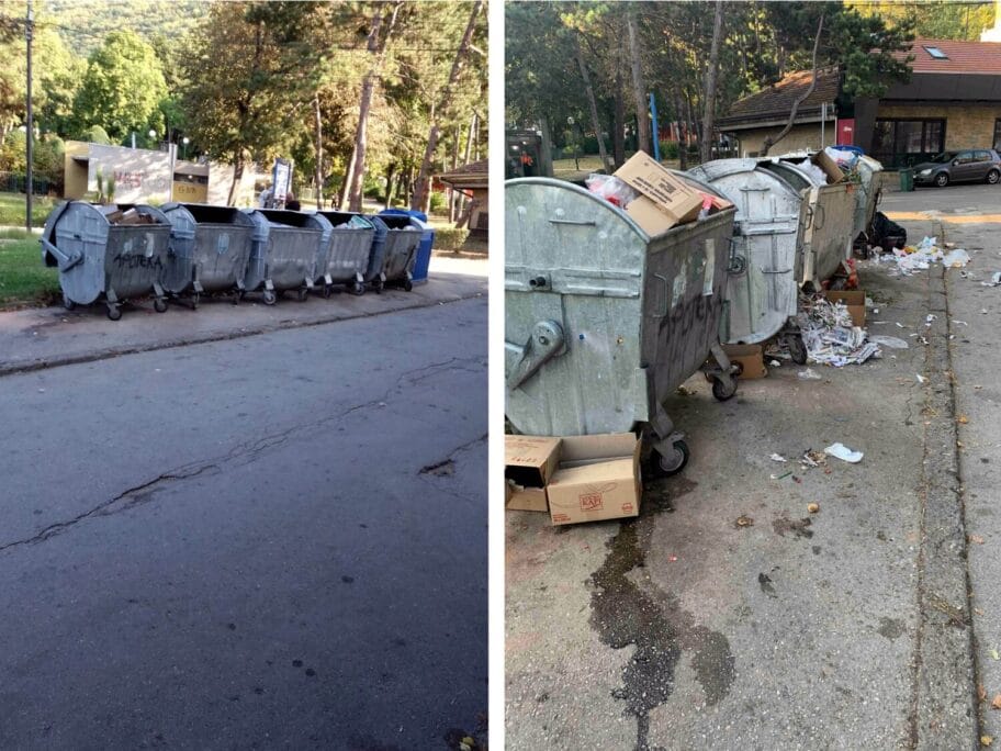 Kontejneri Banja foto JKP Mediana citalac scaled