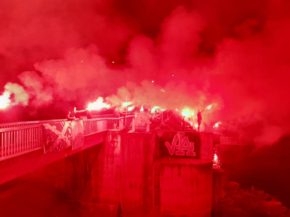 Sto baklji za sto godina postojanja FK Vlasina 1 foto bakljada 2