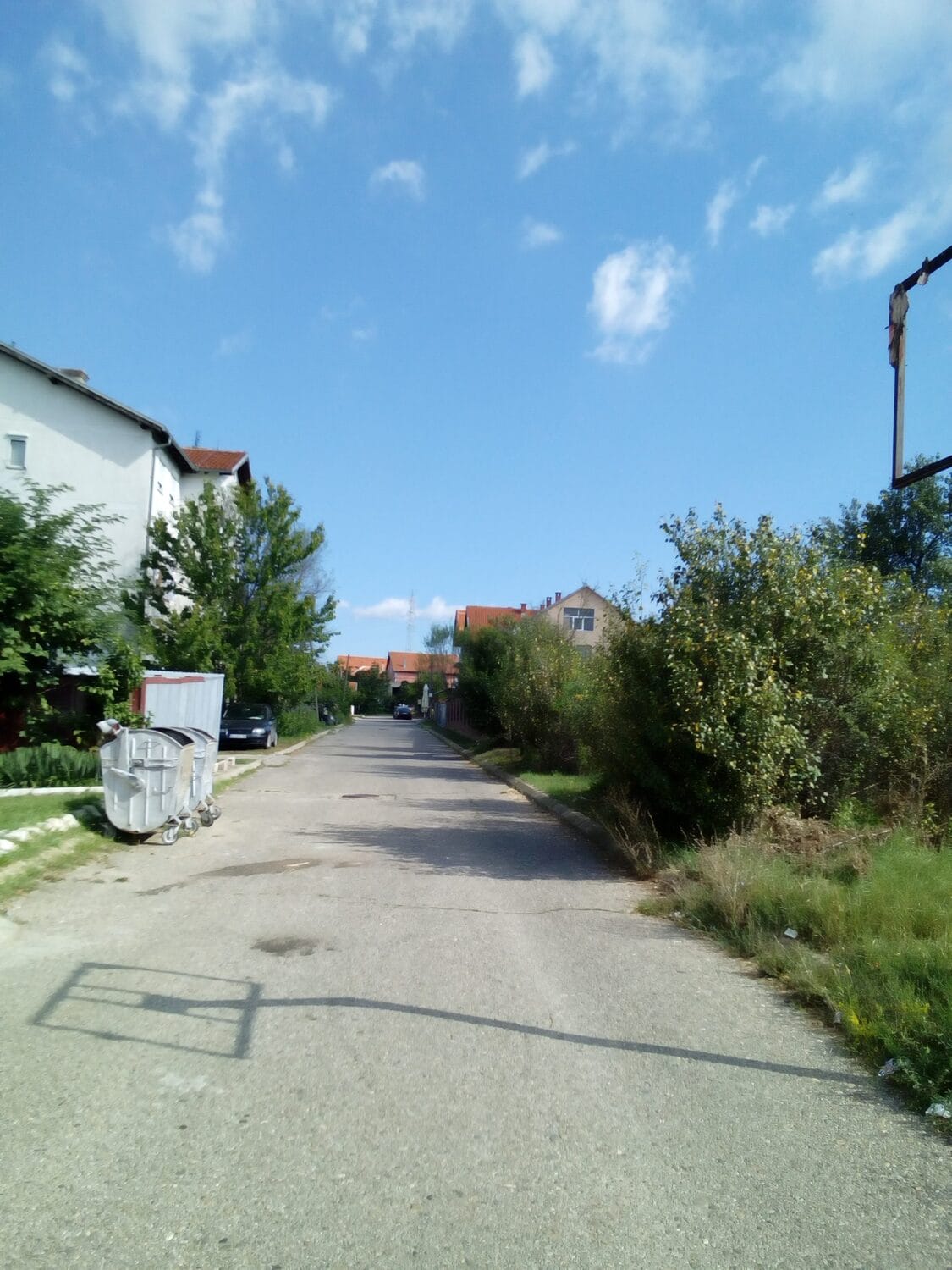 Ulica Čedomira Krstića osvetljenje bandere foto čitalac