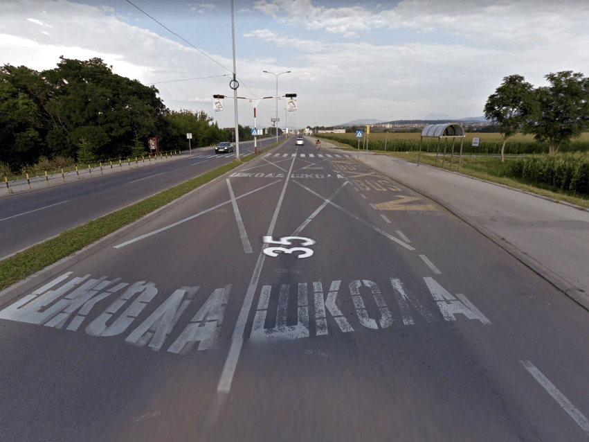 Dimitrija Tucovica Nis foto print screen Google street view