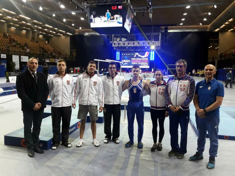 Nišlije na Svetskom kupu u gimnastici - jedno 20. i dva 8. mesta 14 Gimnasticki klub Nis Svetski kup foto D Dj