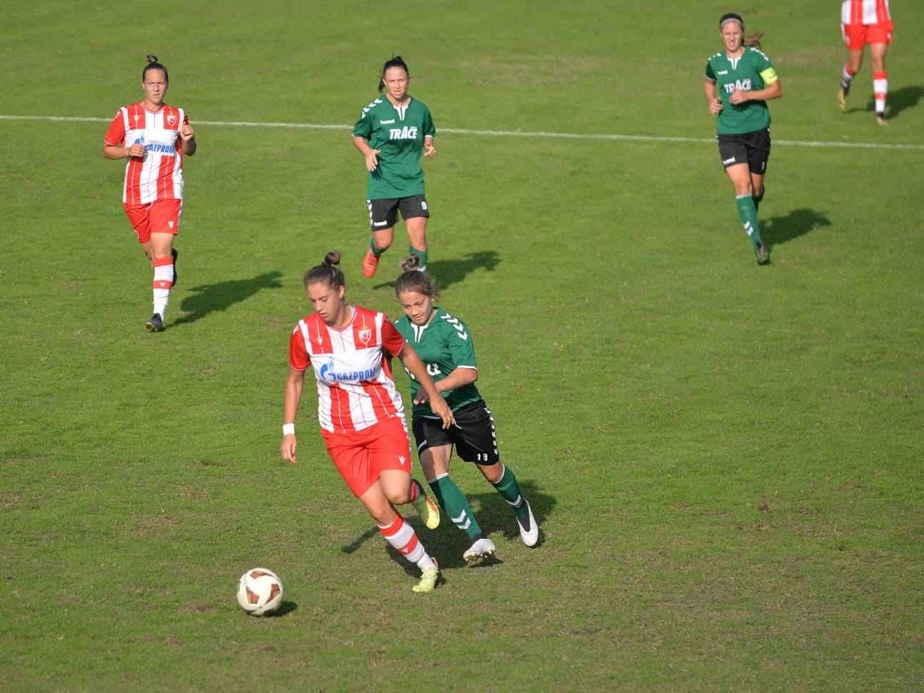 Minimalac Mašinca za nastavak pobedničke serije 1 Masinac Crvena zvezda Delijski vis zenski fudbal oktobar 2020 foto Juzne vesti Vanja Keser