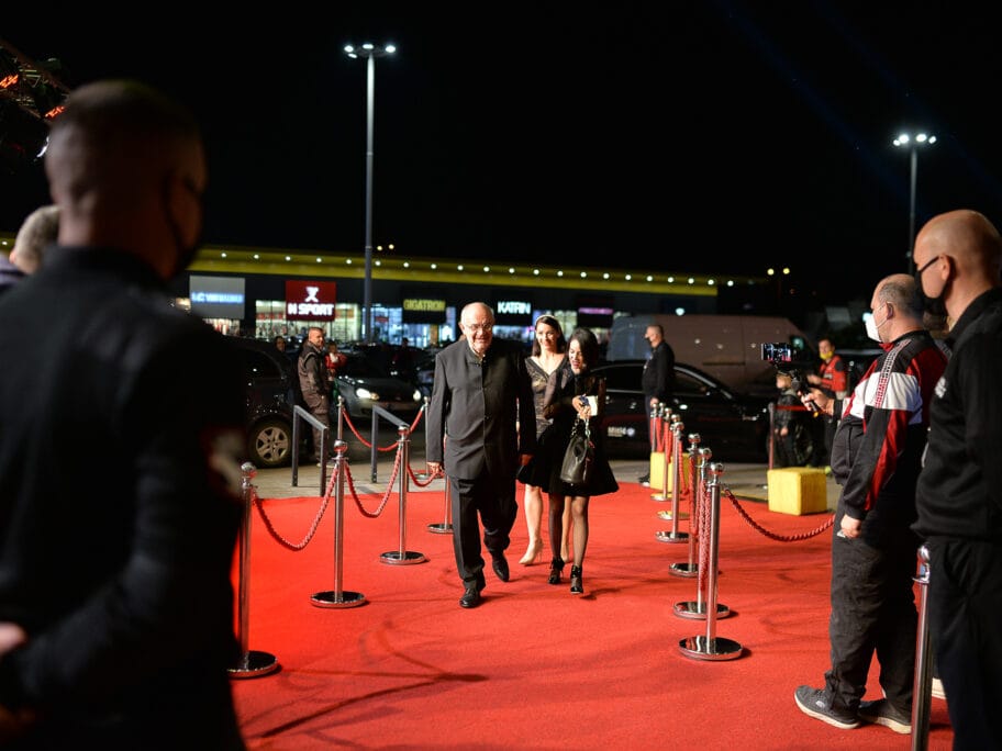 Na otvaranju 55. Filmskih susreta nekolicina glumaca, ključevi grada predati Tijani Pečenčić 12 Filmski susreti 2020 foto Juzne vesti Vanja Keser