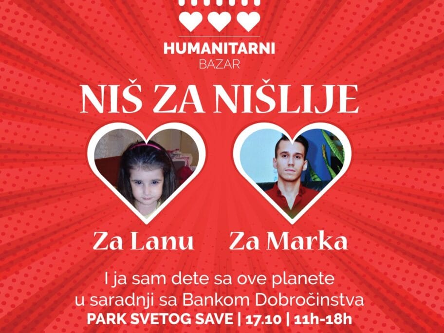 Oliver Katić na humanitarnom bazaru za pomoć lečenju Lane i Marka 15 Humanitarni bazar