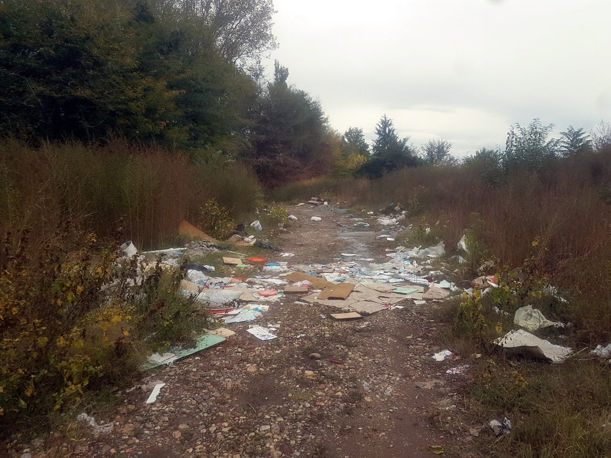 Djubre preko puta Medicinske 2; foto: čitalac-Prijavi problem