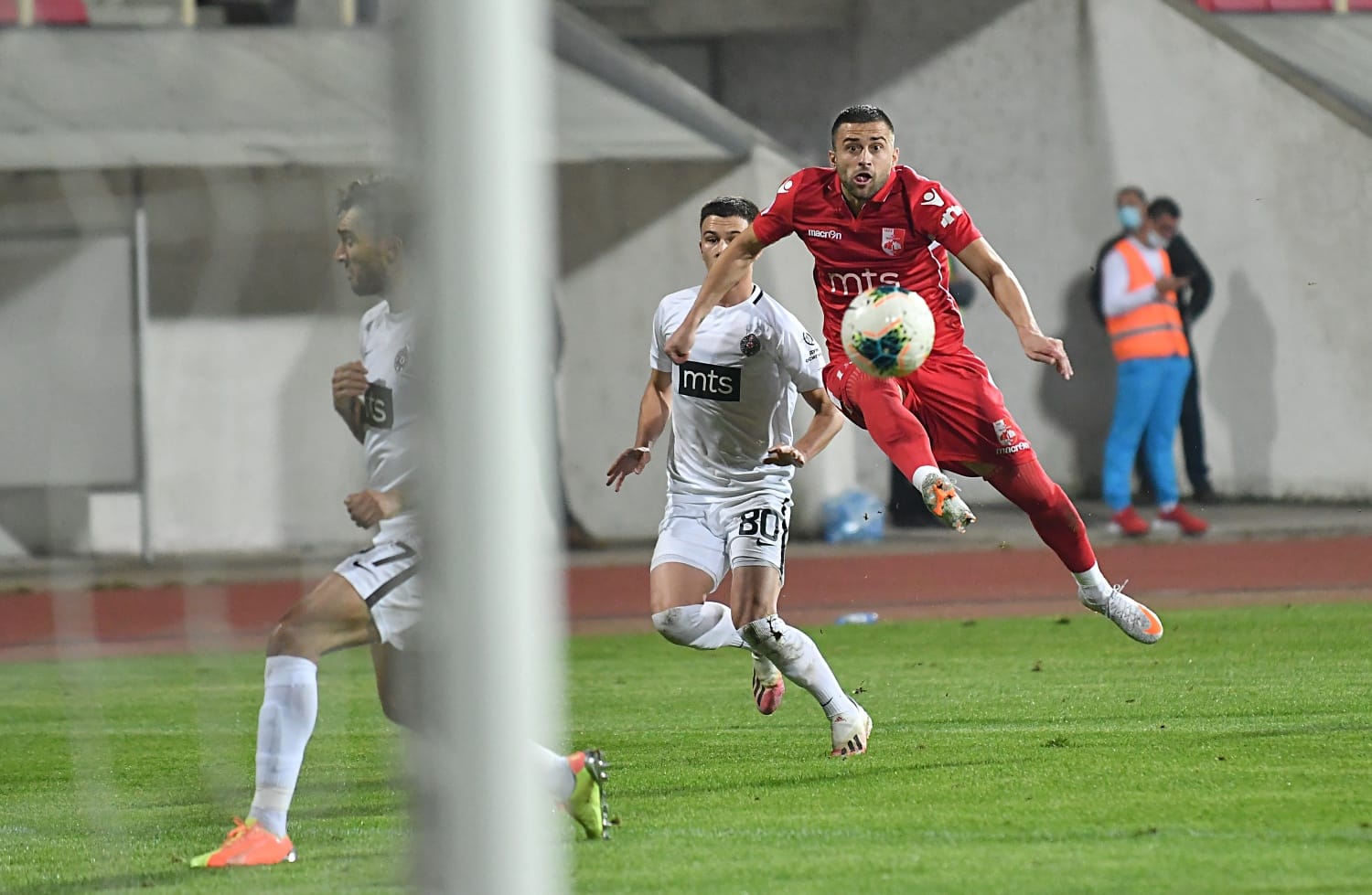 Aksentijević Radnički Partizan fudbal Superliga oktobar 2020 oto Južne vesti Vanja Keser