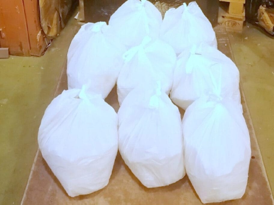 Na Gradini opet zaplenjena creva za kobasice 16 kese sa crevima na vagi Gradina 28 10 2020