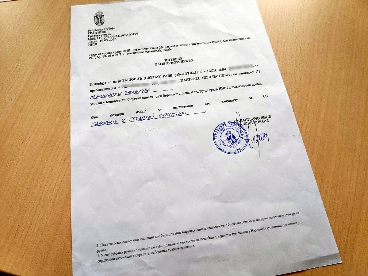 Rade Rasovic odbornik; foto: JV