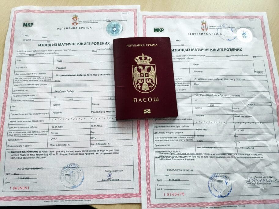 Rade Rasovic drzavljanstvo Srbije i Crne Gore foto JV