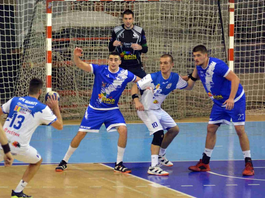 Kocic Arizanovic i Antic RK Zeleznicar foto ARKUS liga