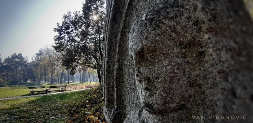 Detalj lapidariuma iz niške tvrđave; foto: Ivan Vidanović NKK