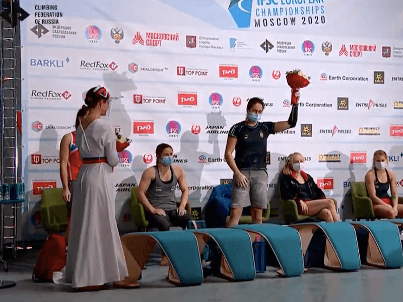 stasa gejo, podijum foto printscreen youtube