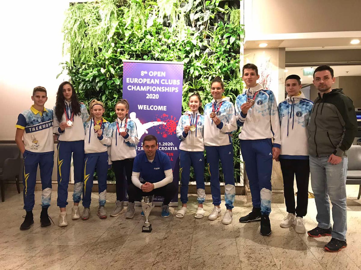 tekvondo klub asteriks, nis, prvenstvo erope zagreb