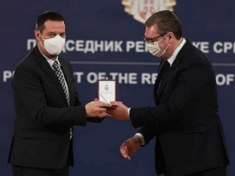 Radmilo Jankovic i Vucic orden