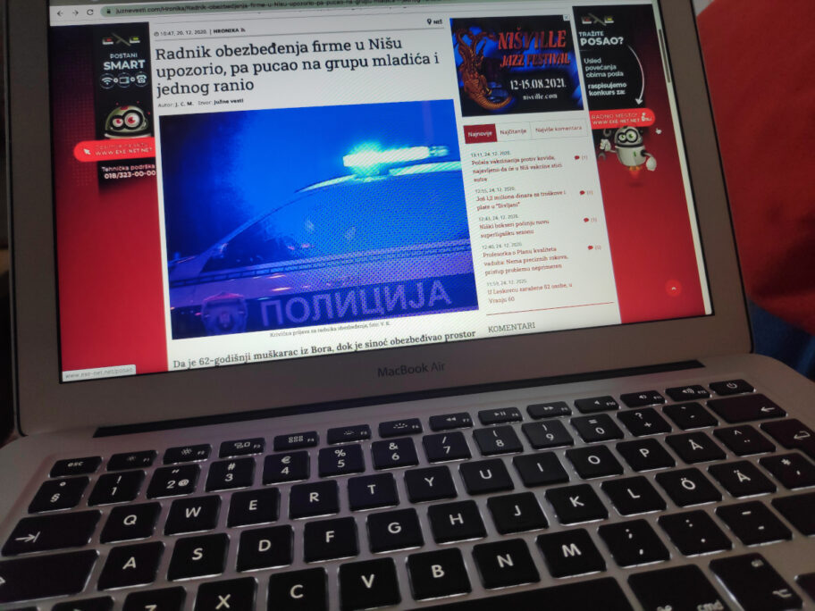 "Treba vas obesiti uz javni prenos" poručeno novinarima "Južnih vesti", pretnje ispituje Tužilaštvo 8 Pretnje na vest foto JV