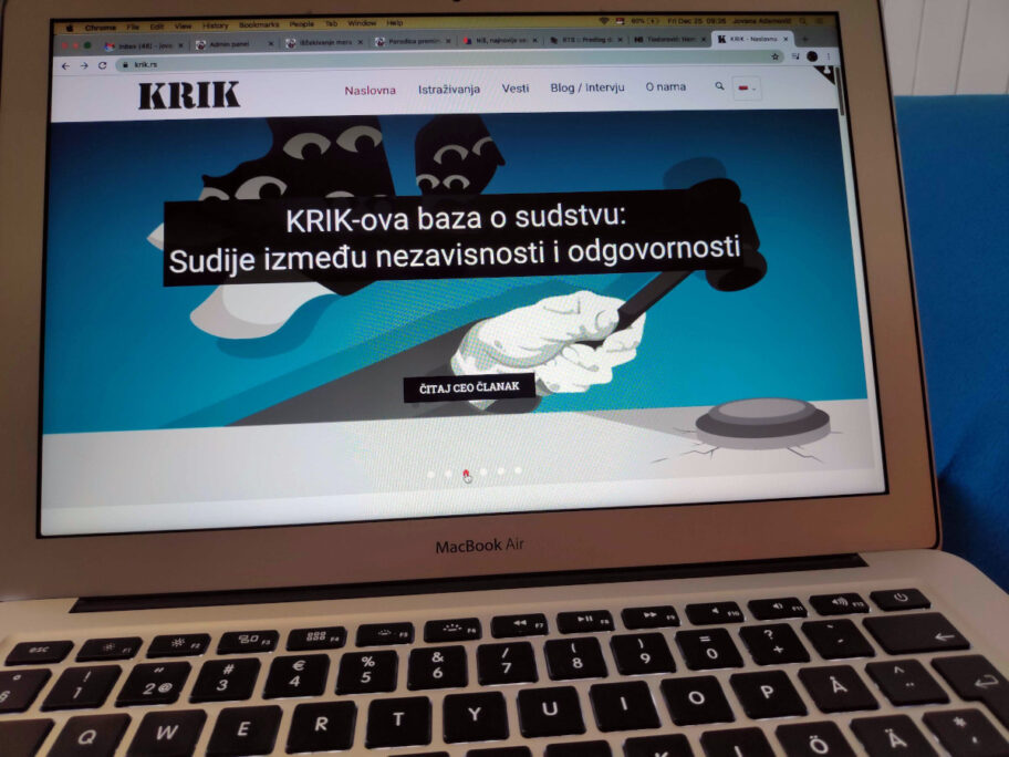 AOM: Tužbe protiv KRIK-a još jedan pokušaj gušenja medija 10 Krik baza sudija foto JV