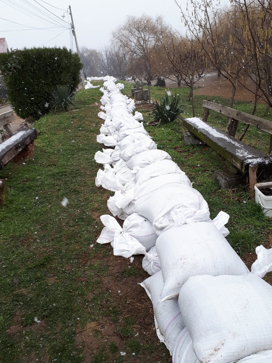 Odbarana od poplava; foto: Savet građana Medoševac