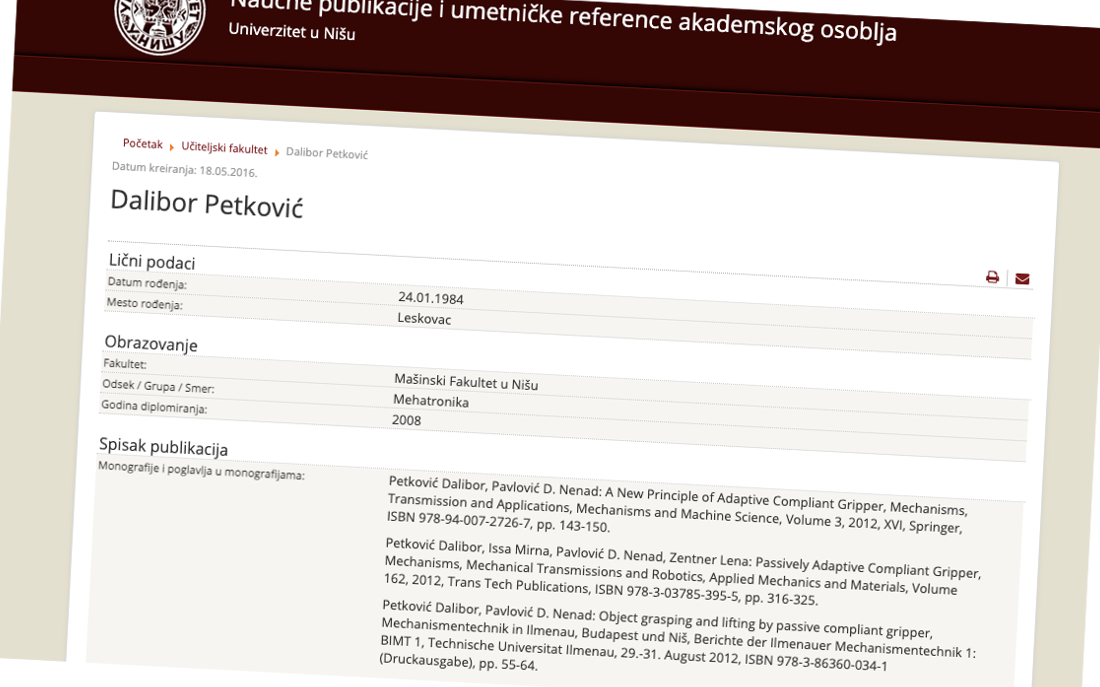 petkovic uni printscreen