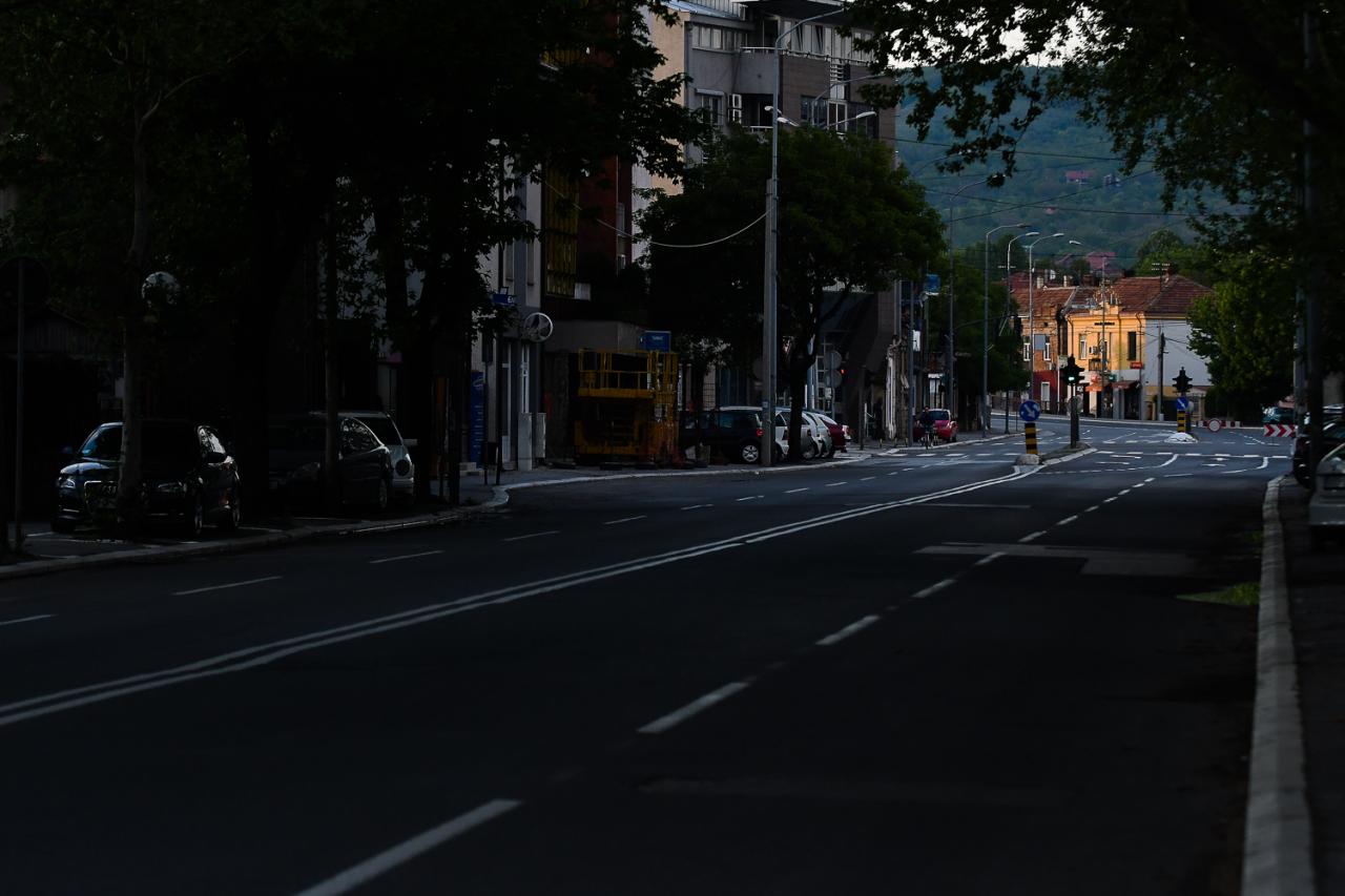 Prazan grad, Nis 2020; foto Vanja Keser